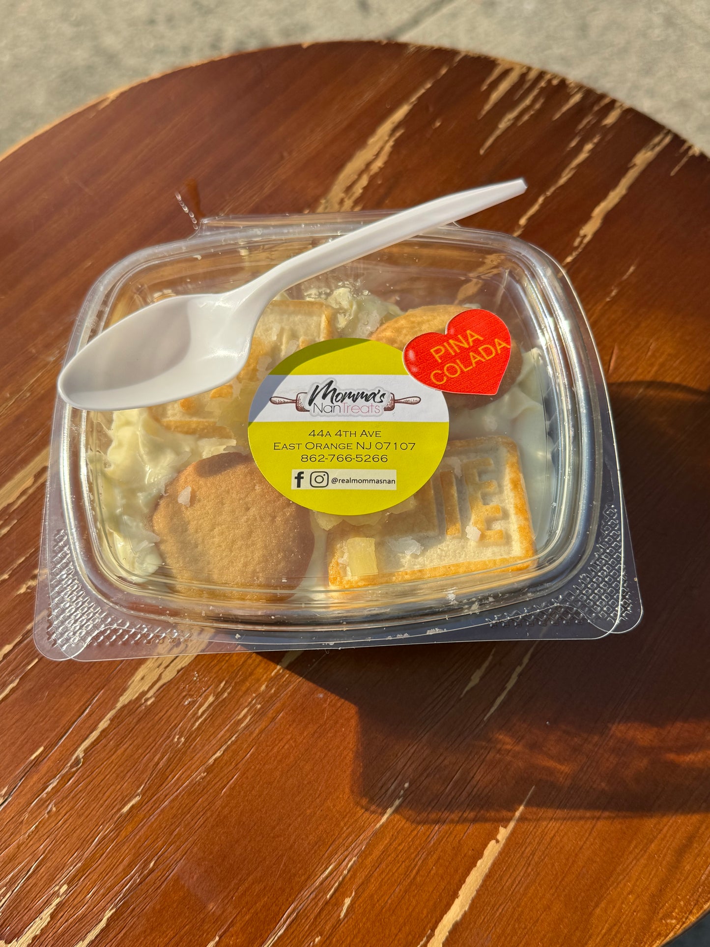 Pina Colada Nans Pudding