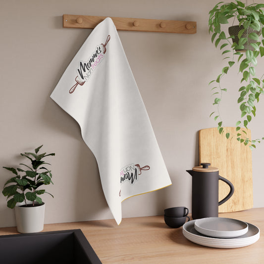 Tea Towel — "Momma's Nan Treats" Baking Kitchen Towel, Rolling Pin Logo