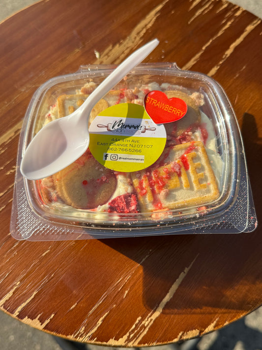 Strawberry Crunch Pudding
