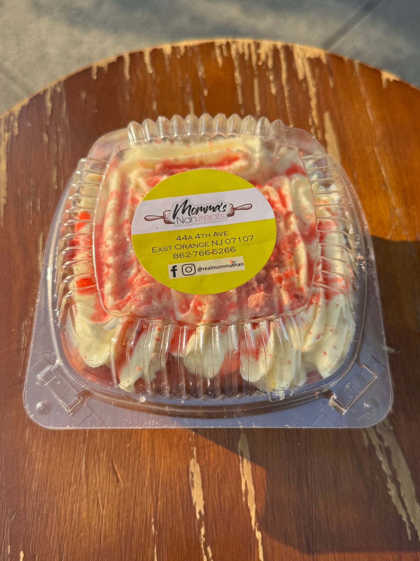 Strawberry Crunch Nan Cake